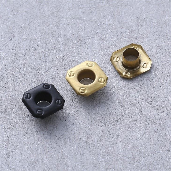 Quadrangle Metal Eyelet Square Hexagonal Eyelet